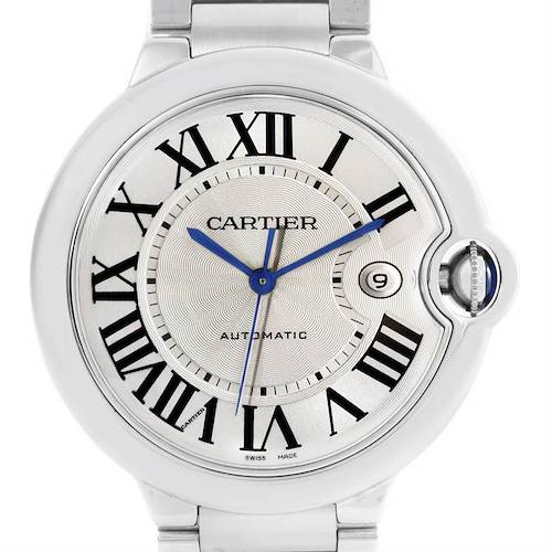 Photo of Cartier Ballon Bleu Mens Stainless Steel Automatic Watch W69012Z4