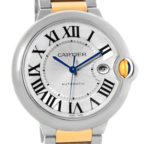 Photo of Cartier Ballon Bleu Steel 18K Yellow Gold Unisex Watch W69009Z3