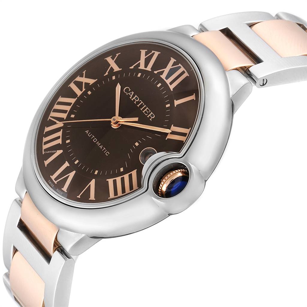 cartier calibre rose gold chocolate