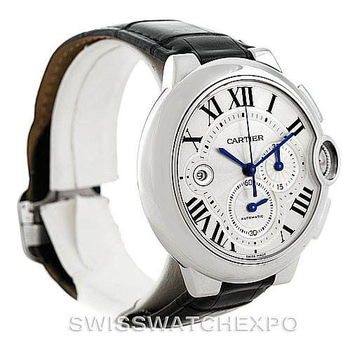 Cartier Ballon Bleu Steel Mens Chronograph Watch W6920003 SwissWatchExpo
