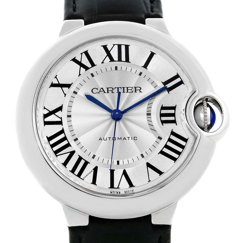 Cartier Ballon Bleu Automatic Stainless Steel Watch W69017Z4 SwissWatchExpo
