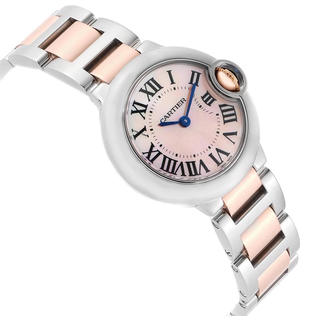 cartier ballon bleu mother of pearl face