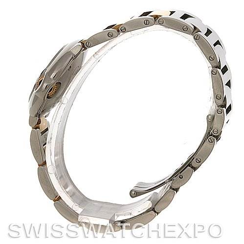 This image shows a side profile of the bracelet and case of a Rolex Submariner W69007Z3 Men's Stainless Steel Silver Dial W69007Z3 Men's Stainless Steel Silver Dial watch.