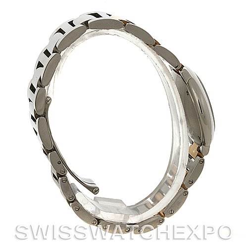 This image shows a side view of the Rolex Submariner W69007Z3 Men's Stainless Steel Silver Dial W69007Z3 Men's Stainless Steel Silver Dial watch, highlighting the bracelet and clasp.