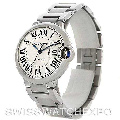 Cartier Ballon Bleu Stainless Steel Midsize Watch W6920046 SwissWatchExpo