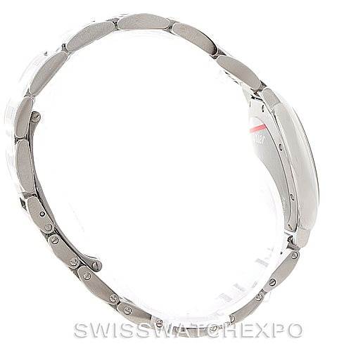 The image shows a side view of the bracelet and case of the Cartier Ballon Bleu W6920071 Women's Stainless Steel Silver Dial W6920071 Women's Stainless Steel Silver Dial watch.