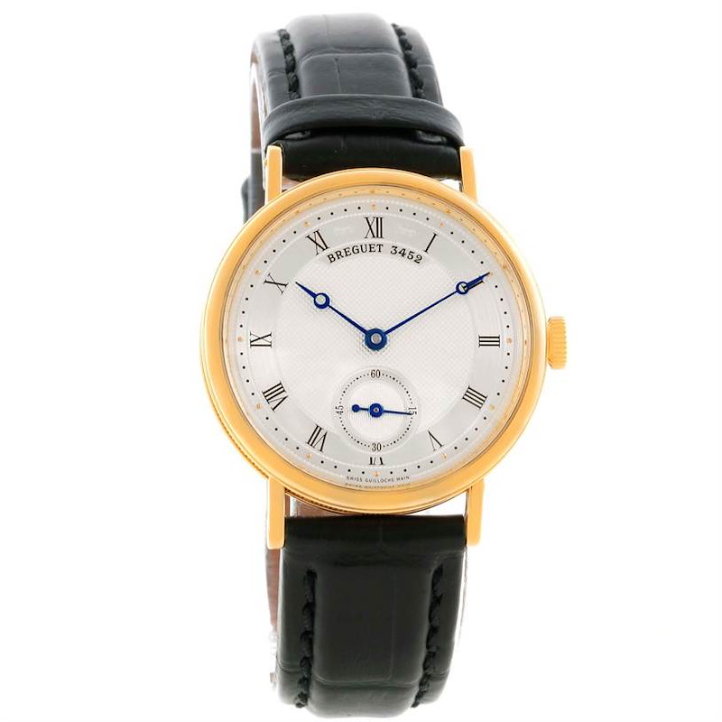 Breguet Classique 18K Yellow Gold Mechanical Mens Watch 5907BA 12