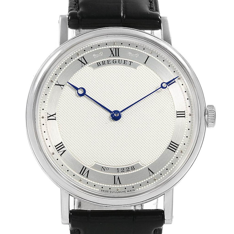 Breguet Classique 18K White Gold Ultra Thin Watch 5157 SwissWatchExpo