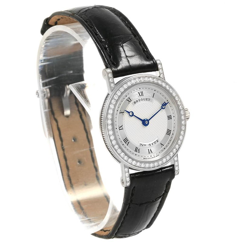 Breguet Classique 18K White Gold Diamond Ladies Watch 8561