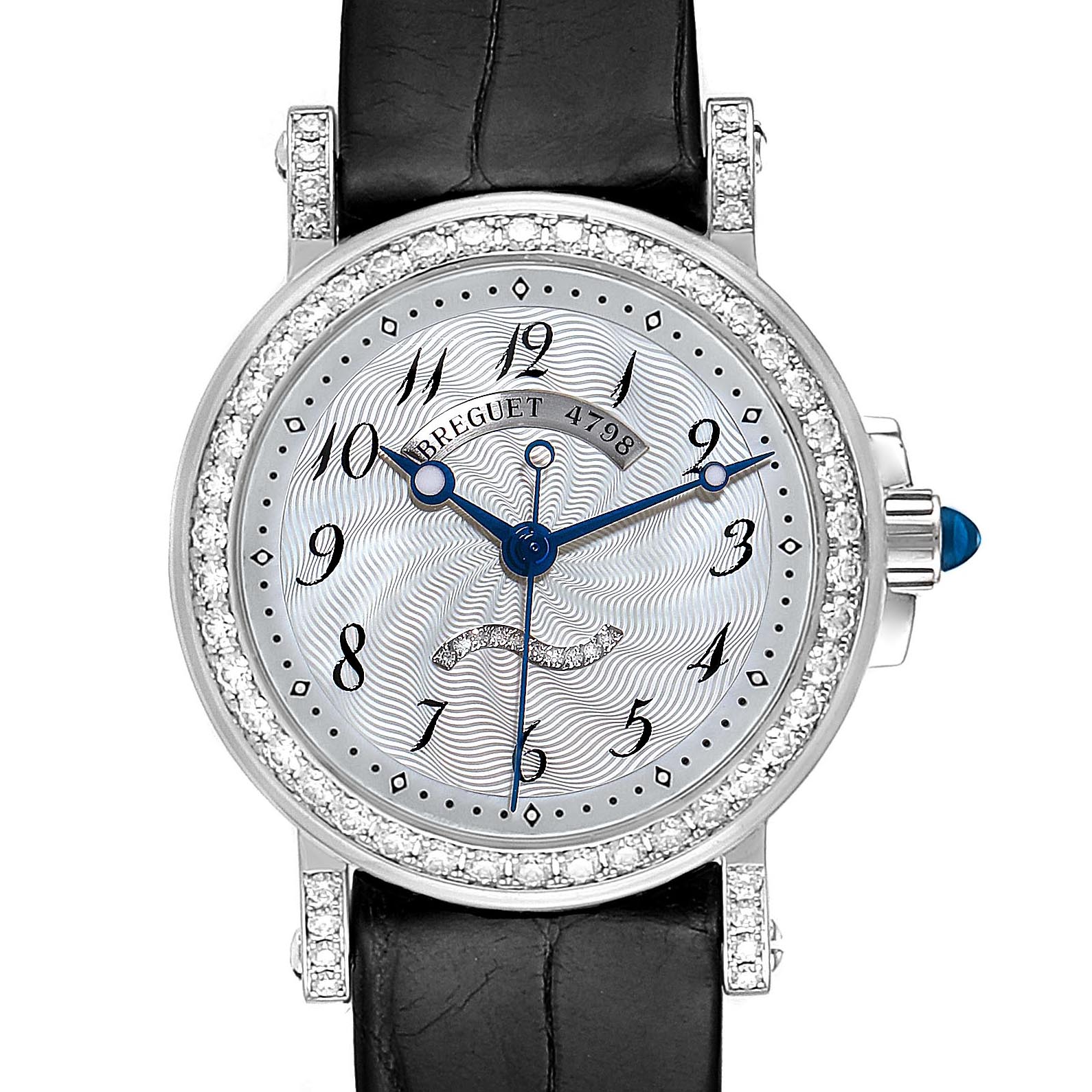 Breguet Classique White Gold Mother Of Pearl Diamond Ladies Watch