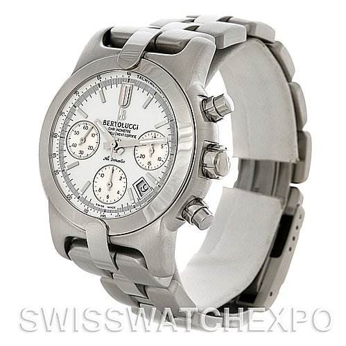 Bertolucci Uomo Chronograph Stainless Steel Automatic Men's Watch SwissWatchExpo