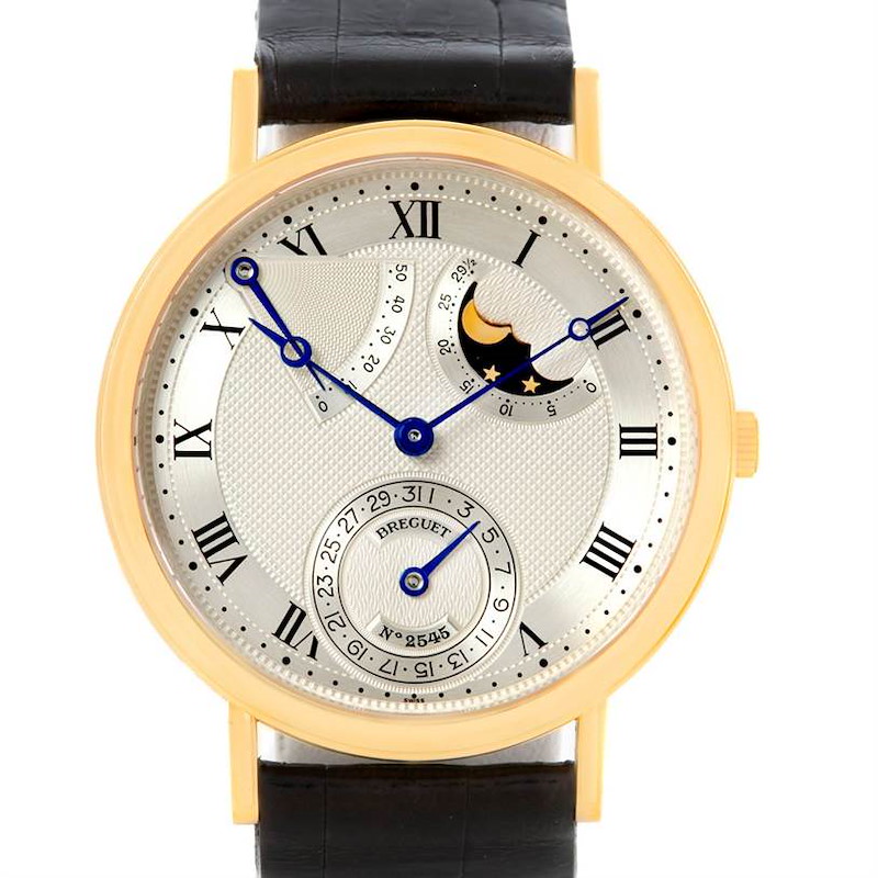 Breguet Classique Power Reserve 18K Yellow Gold Watch 3137