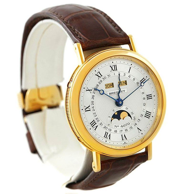 Breguet Serpentine 18K Yellow Gold Moon Phase Watch 3040