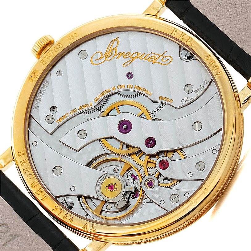 breguet gold watch
