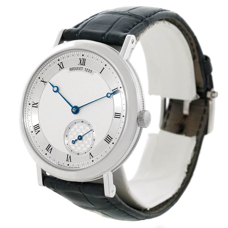Breguet Classique 18K White Gold Automatic Mens Watch 5140 SwissWatchExpo