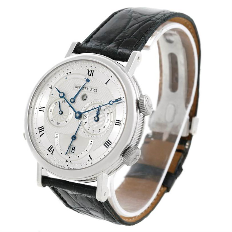 Breguet Classique Alarm Le Reveil du Tsar 18K White Gold Watch 5707 SwissWatchExpo