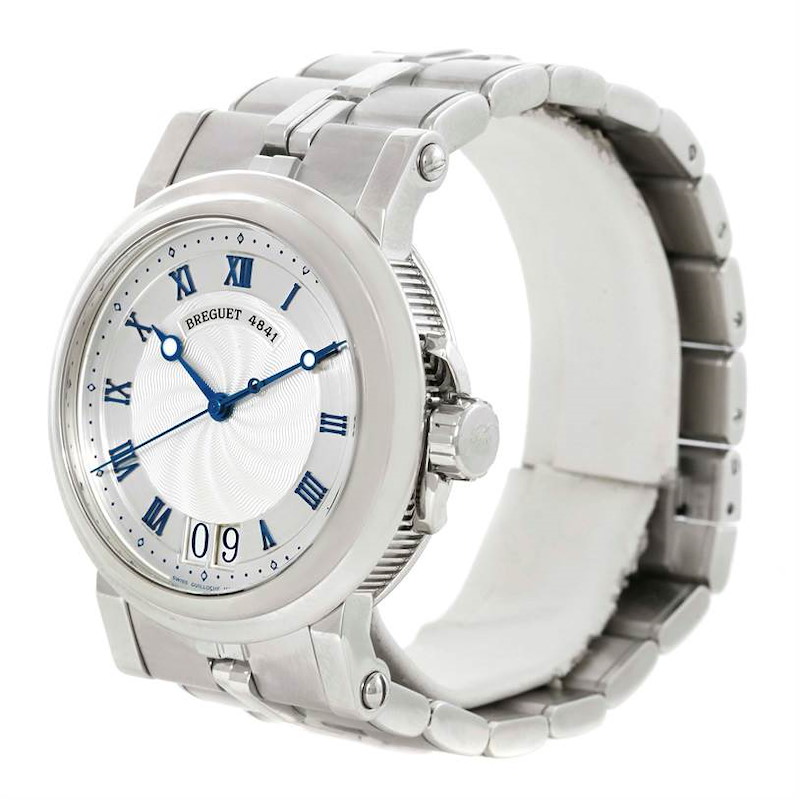 Breguet Marine Big Date Automatic Stainless Steel Watch 5817ST/12/SM0 SwissWatchExpo