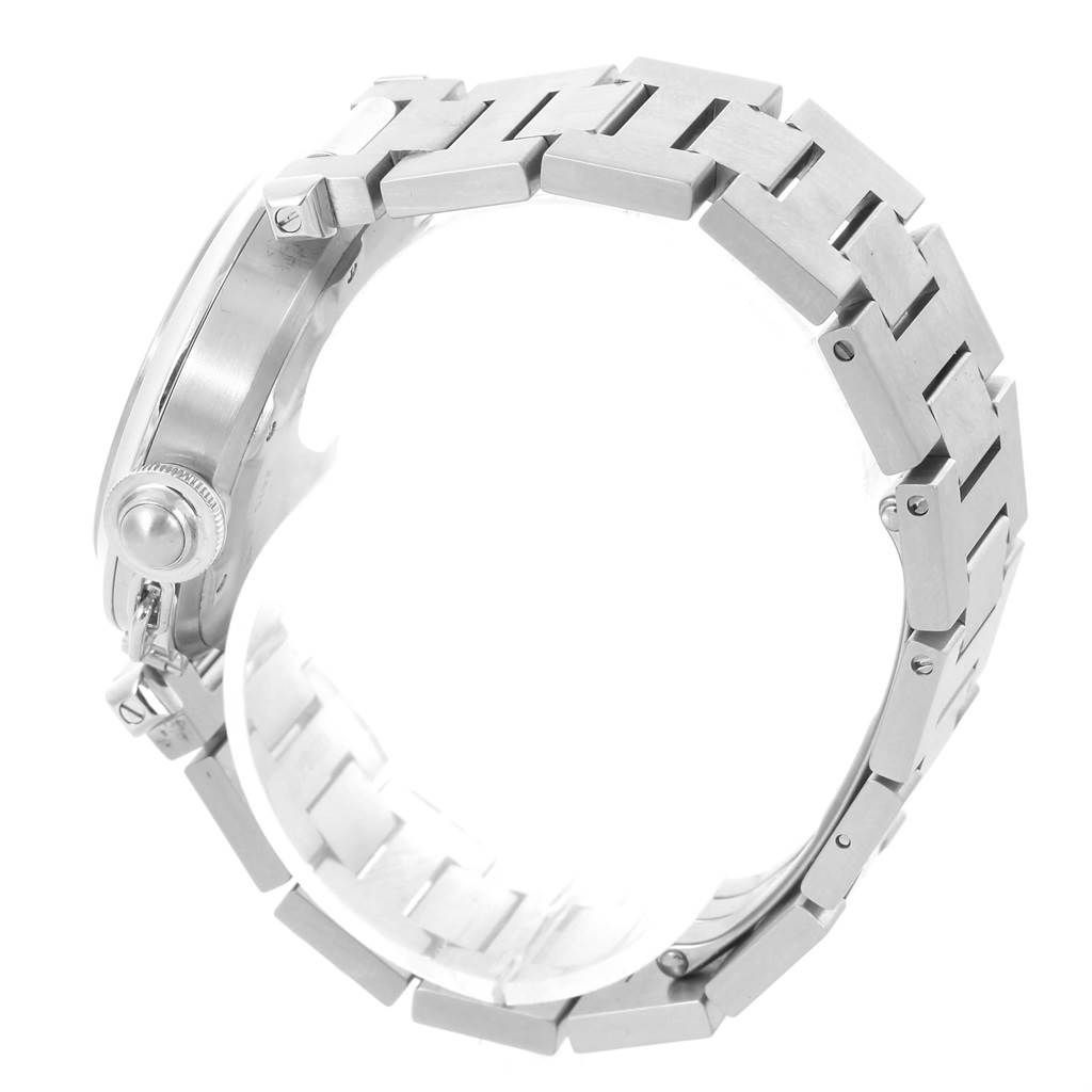 Cartier Pasha C Midsize Steel Watch Big Date W31044M7 | SwissWatchExpo