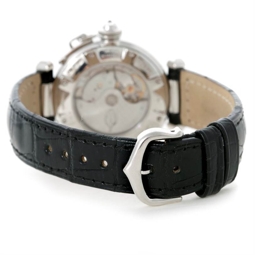 Cartier Pasha 32mm 18K White Gold Diamond Watch WJ11902G | SwissWatchExpo