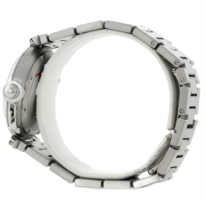 Cartier Pasha C Medium Automatic Steel Watch W31074M7 | SwissWatchExpo