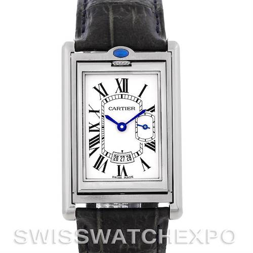 Photo of Cartier Tank Basculante Stainless Steel Large Quartz Watch