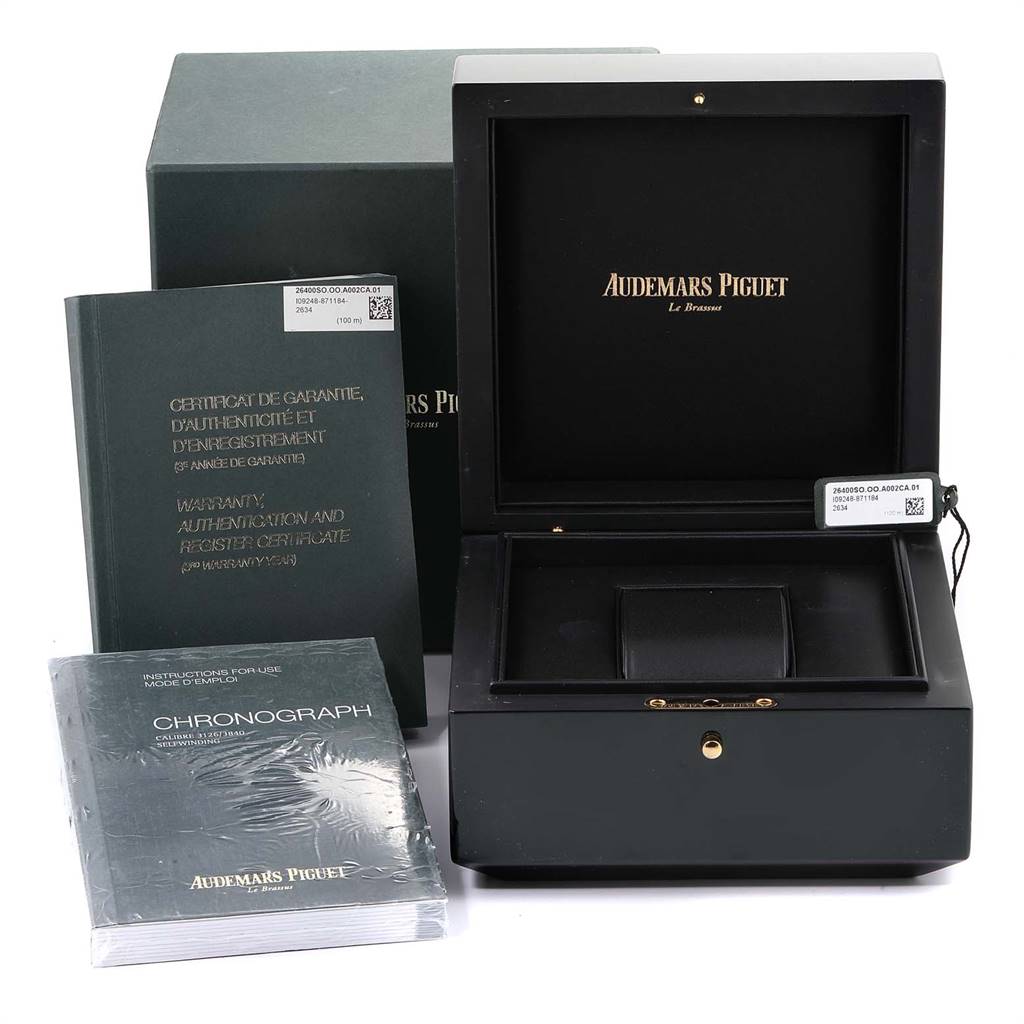 Audemars Piguet Royal Oak Offshore Chronograph Watch 26400 Box Papers ...