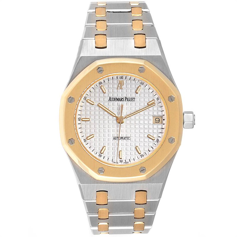 Audemars Piguet Royal Oak Steel Yellow Gold Mens Watch 14790SA SwissWatchExpo