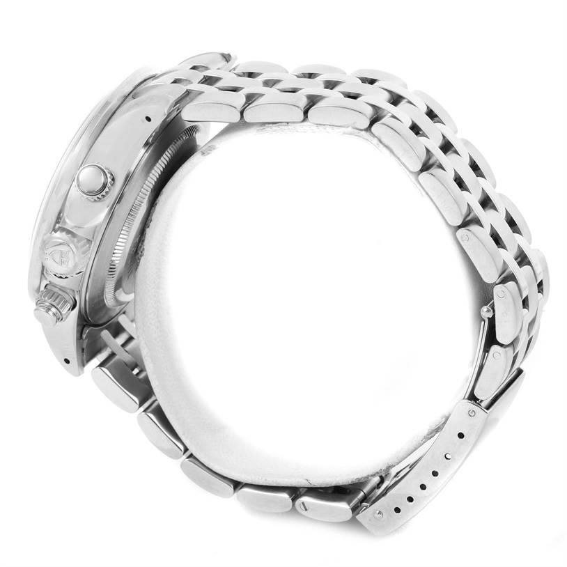 The image shows a side view of the Tudor Prince watch, highlighting the case, crown, and metal bracelet.