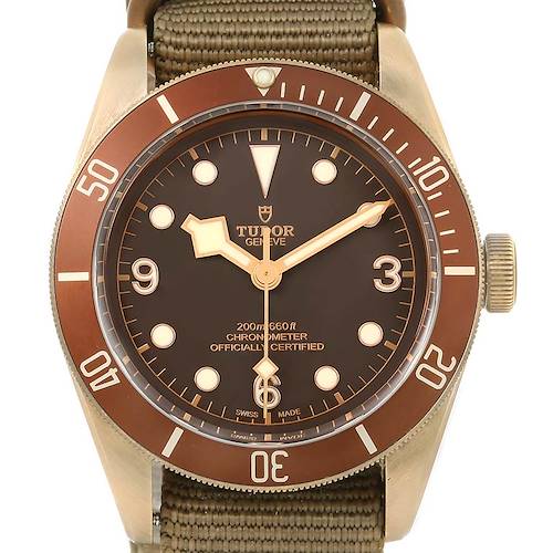 Photo of Tudor Heritage Automatic Bronze Dial Mens Watch 79250 Box Papers