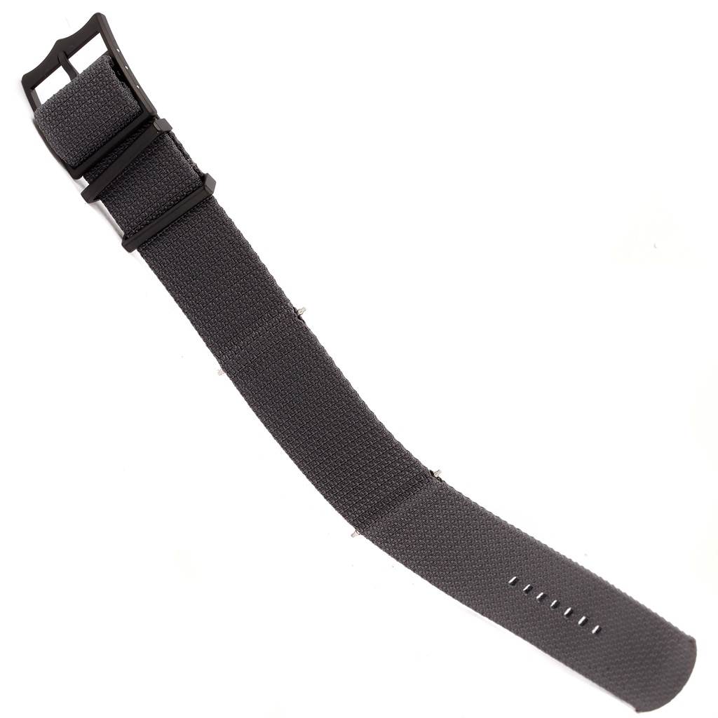 This image shows a replacement strap for the Tudor Heritage Black Bay 79230DK Men
s Stainless Steel Black Dial 79230DK Men
s Stainless Steel Black Dial watch, with a buckle and adjustment holes visible.
