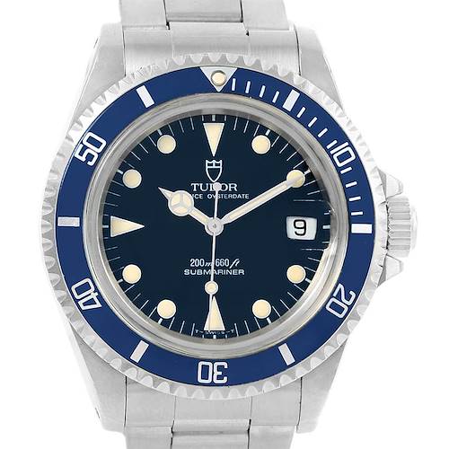 Photo of Tudor Submariner Prince Oysterdate Steel Mens Watch 79090 Box Papers
