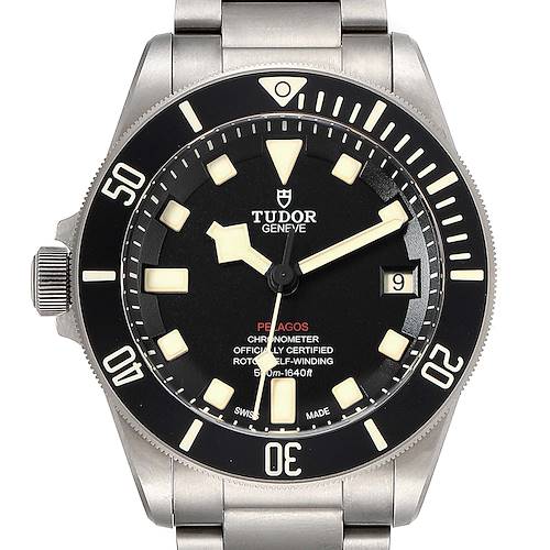 Photo of Tudor Pelagos 42mm LHD Titanium Steel Mens Watch 25610