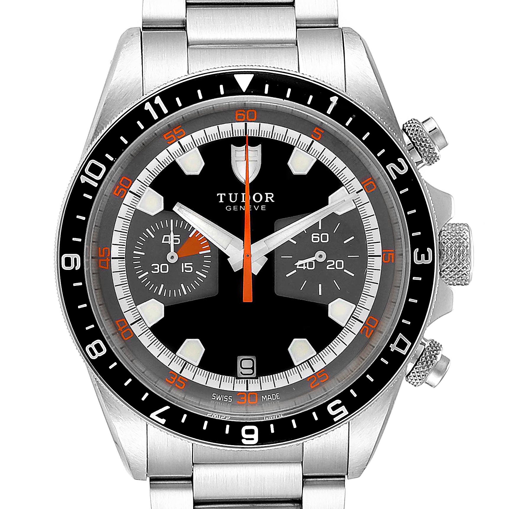 Men's Heritage Stainless Steel Grey Dial Watch