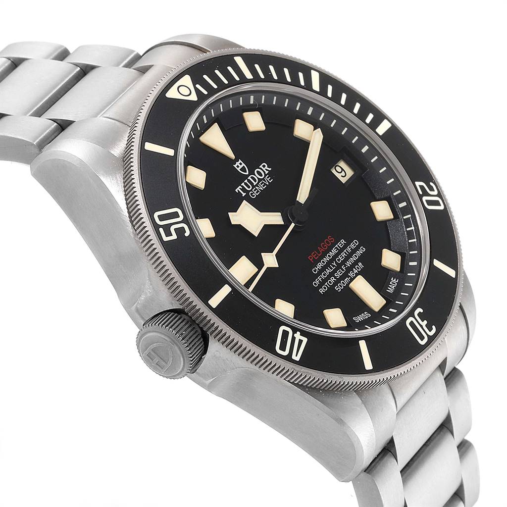 Tudor Pelagos 42mm LHD Titanium Steel Mens Watch 25610 | SwissWatchExpo