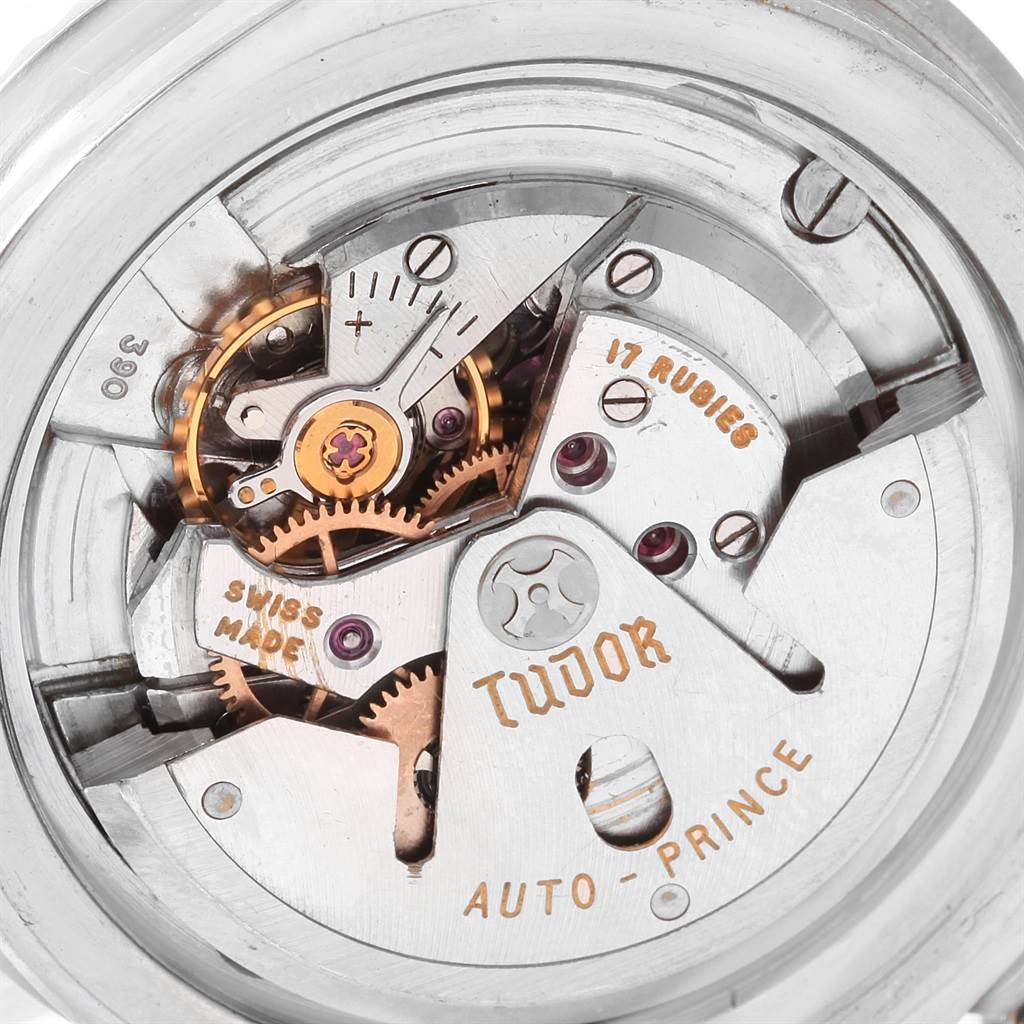 This image shows the inner movement mechanism of the Tudor Submariner 7928 Men's Stainless Steel Black Dial 7928 Men's Stainless Steel Black Dial watch from a top-down angle.