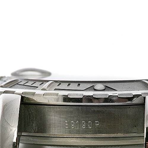 The image shows the caseback and part of the bracelet clasp of a Tudor Hydronaut 89190 Men's Stainless Steel Black Dial 89190 Men's Stainless Steel Black Dial watch with the serial number 89190P.