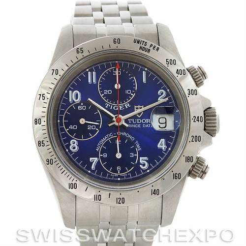 Photo of Tudor  Tiger Woods Chronograph steel watch Blue 79280 Watch