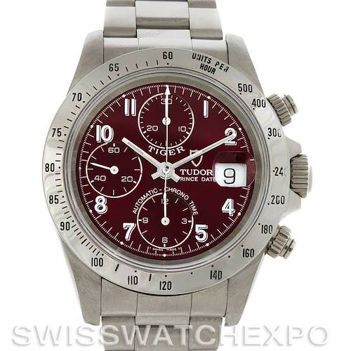 Photo of Tudor  Tiger Woods Chronograph watch Burgundy dial 79280 Watch