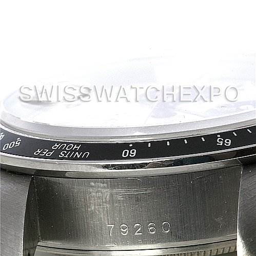 The image shows the bezel, crystal, and case of a Tudor Prince 79260 Men's Stainless Steel White Dial 79260 Men's Stainless Steel White Dial model watch, with the reference number 79260 visible on the case.