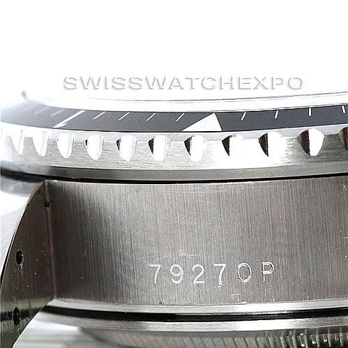 This image shows a close-up of the bezel and side case of the Tudor Prince model with reference number 79270P.