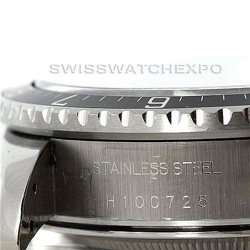 The image shows a close-up side view of the Tudor Prince model watch case, focusing on the bezel and the engraved serial number.