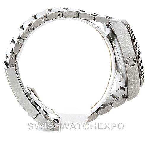 The image shows a side view of a Tudor Pelagos 25500TN Men's Titanium Black Dial 25500TN Men's Titanium Black Dial watch focusing on the bracelet and case side.