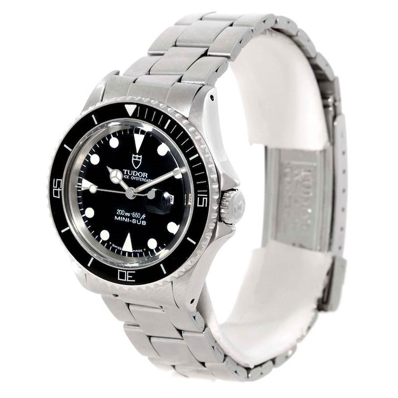 Tudor Rolex Mini Submariner Prince Oysterdate Steel Watch 73090 SwissWatchExpo