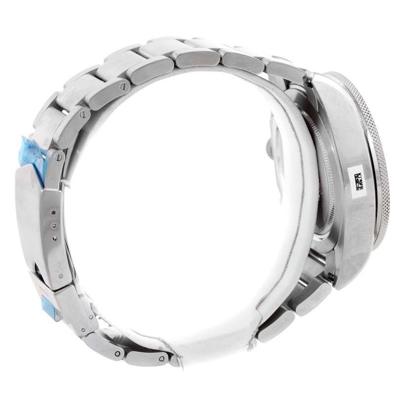 The image shows a side view of the Tudor Heritage Chrono 70330 Men's Stainless Steel Blue Dial 70330 Men's Stainless Steel Blue Dial watch, highlighting the metal bracelet and the side profile of the case.