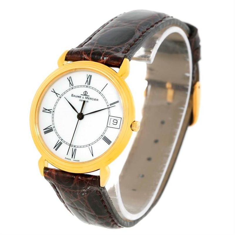 Baume Mercier Classima Quartz 18K Yellow Gold Watch 15163 SwissWatchExpo
