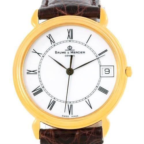 Photo of Baume Mercier Classima Quartz 18K Yellow Gold Watch 15163