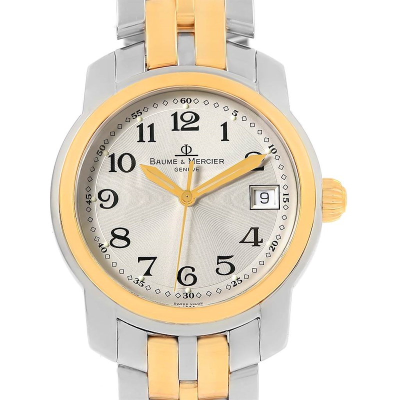 Baume Mercier Capeland Steel 18K Yellow Gold Mens Watch MV045215 SwissWatchExpo
