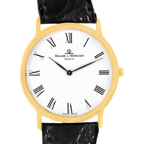 Photo of Baume Mercier Classima Ultra Thin 18K Yellow Gold Quartz Watch MV045088
