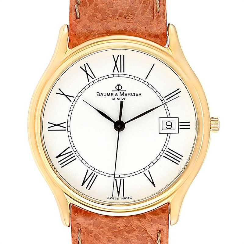 Baume Mercier Classima Ultra Thin 18K Yellow Gold Quartz Watch MV045236 SwissWatchExpo