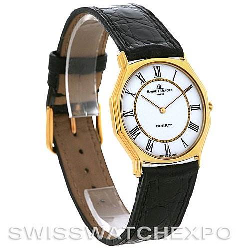 Vintage Baume Mercier 14k Yellow Gold Quartz Watch SwissWatchExpo